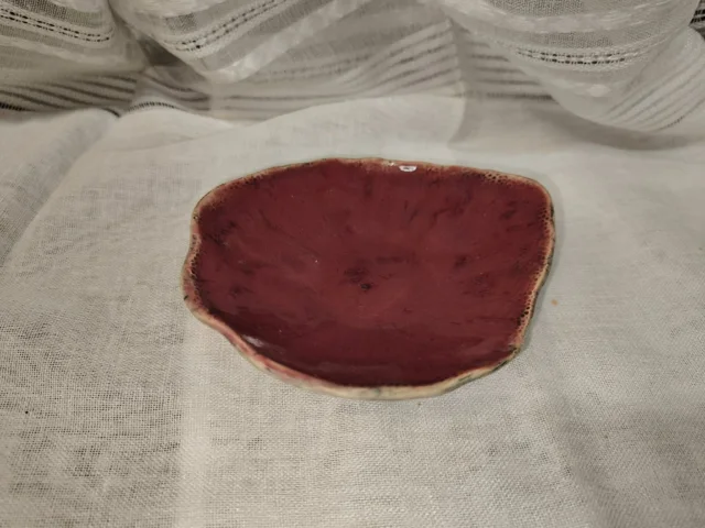 Malinowa miseczka ceramiczna